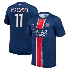 Günstige Fußballtrikots Paris Saint-Germain Marco Asensio 11 Heimtrikot 2024-25 Kurzarm